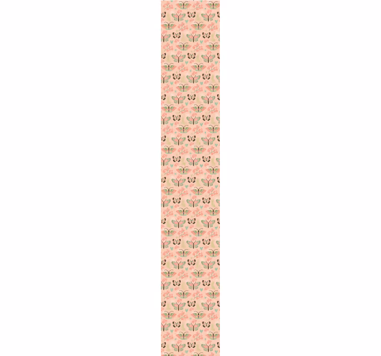 Tapete Kinderzimmer schmetterlinge rosa motiv - TenStickers