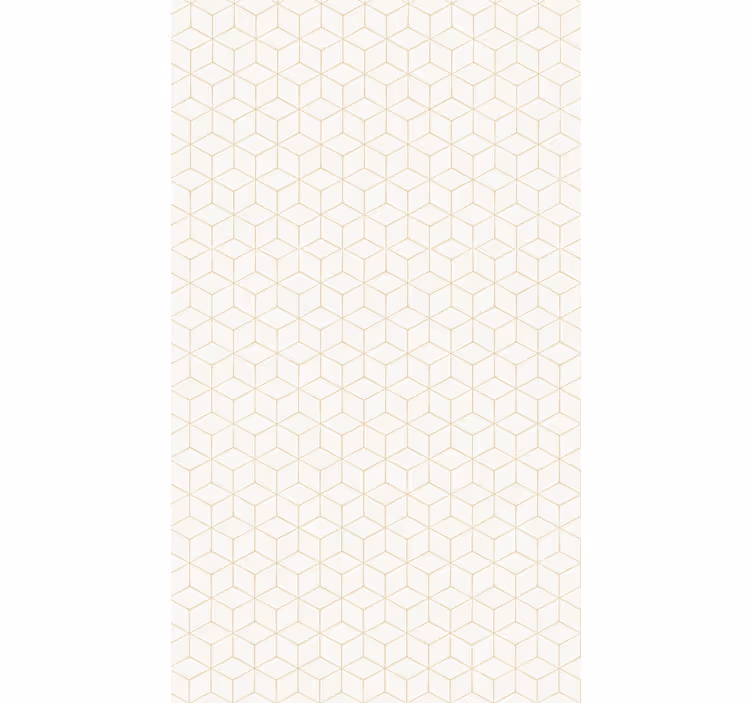 Tapete geometrisch geometrisches würfelmuster - TenStickers