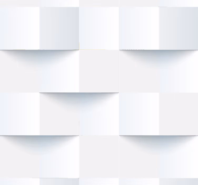 3D Tapete Haftnotizen Weiß - TenStickers