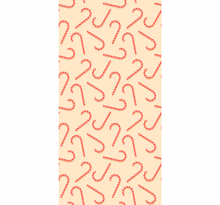 Tapete Weihnachten zuckerstangenwirbel - TenStickers