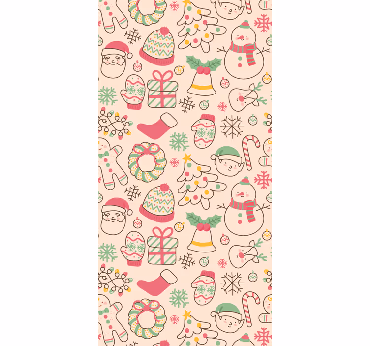 Tapete Weihnachten festtagsstimmung - TenStickers