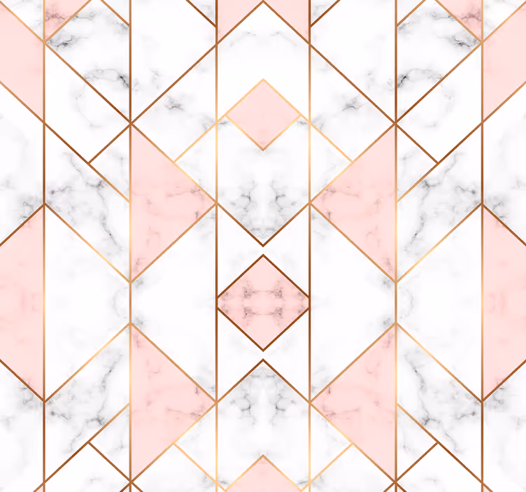 Tapete geometrisch geometrische marmor eleganz - TenStickers
