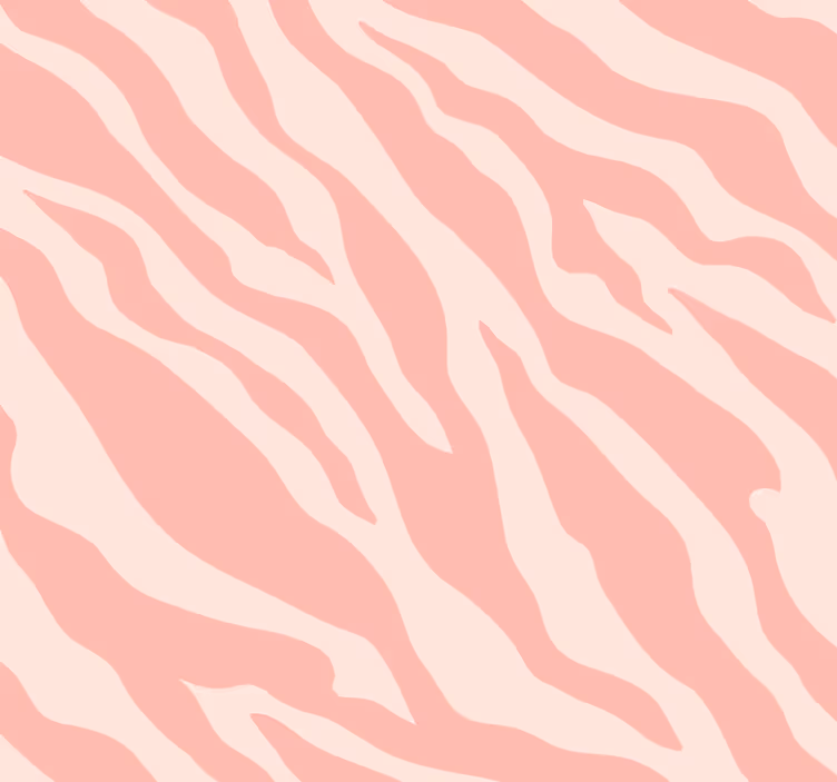 Tier Tapete Rosa zebradruck - TenStickers