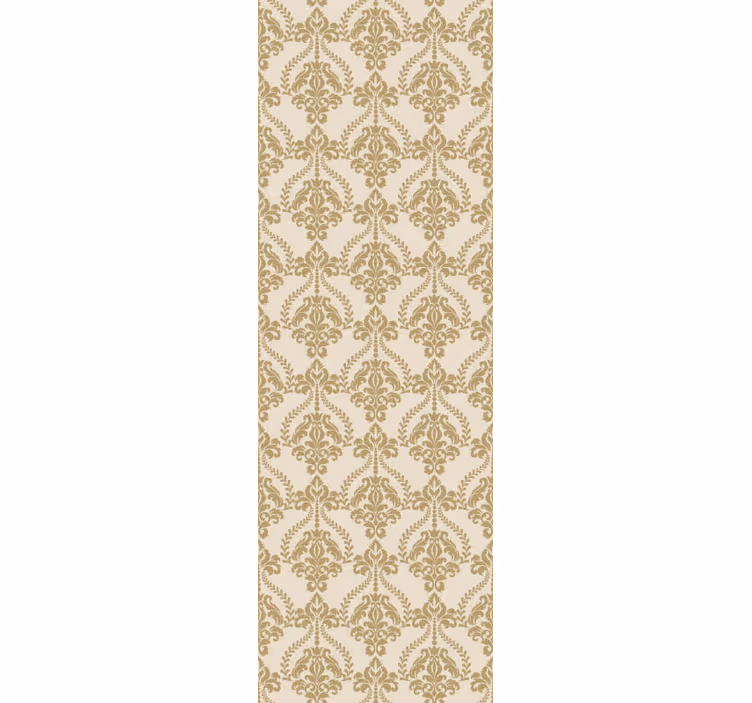Tapete Vintage florale beige details - TenStickers