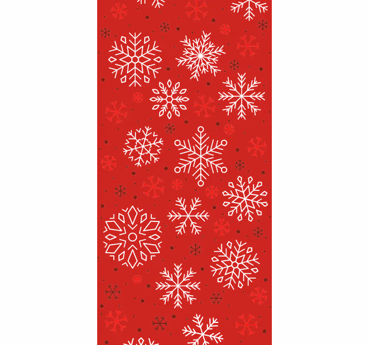Tapete Weihnachten saisonale schneeflocken - TenStickers