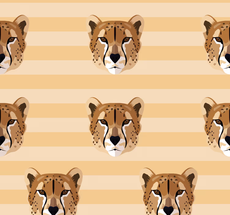 Tapete Tiere gepardenstreifenmuster - TenStickers