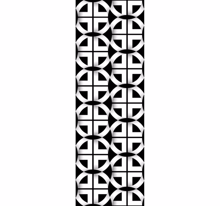 Tapete geometrisch geometrisches kreisgitter - TenStickers