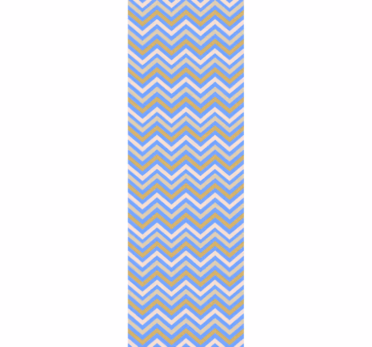 Tapete geometrisch chevron-muster - TenStickers