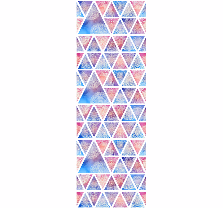 Tapete geometrisch geometrisches dreiecksfeld - TenStickers