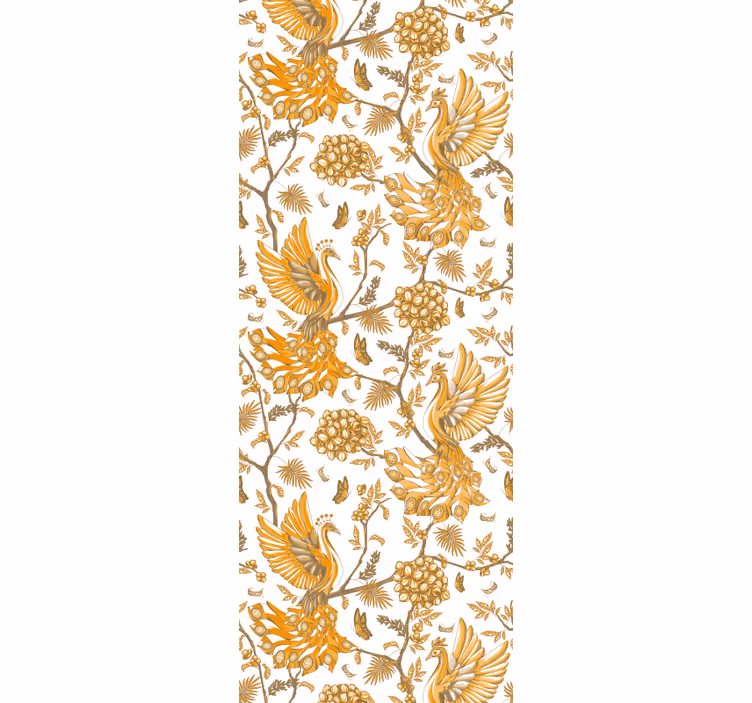 Tapete Florale Ornamente florales botanisches motiv - TenStickers