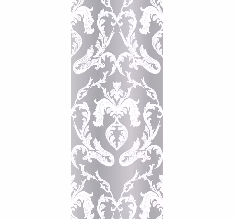 Tapete florale ornamente im eleganten damastdesign - TenStickers