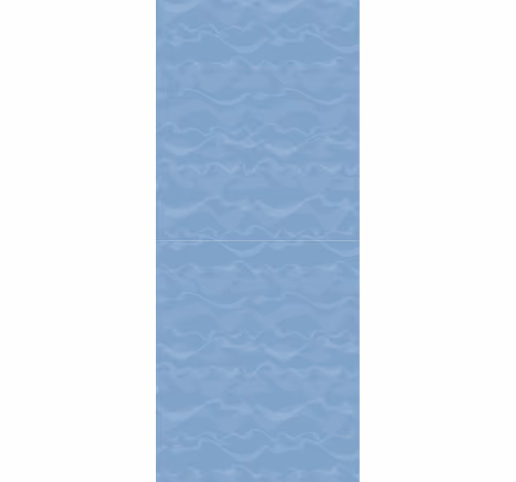Tapete blau abstrakte wellen - TenStickers