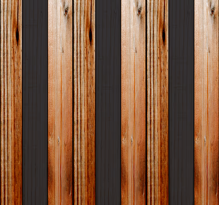 holztapete rustic Timber Paneling - TenStickers