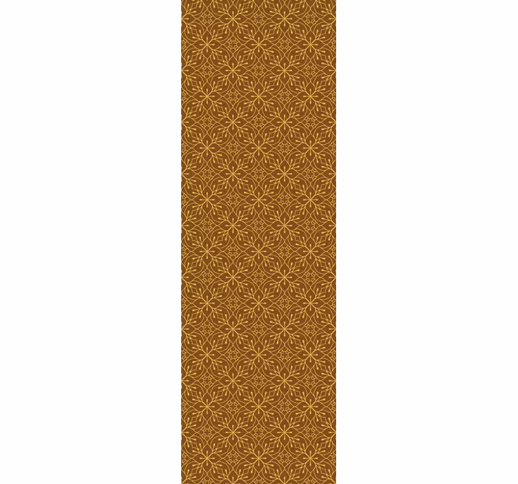 Tapete Fliesenoptik geometrische blumen - TenStickers