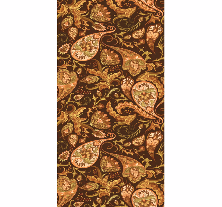 Tapete Florale Ornamente kunstvolle botanische motive - TenStickers