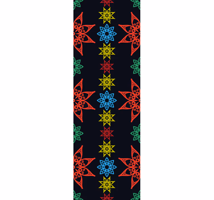 Ornament Tapete florale ornamentik - TenStickers