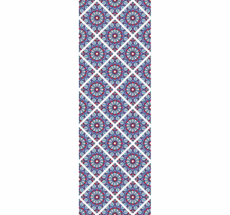 Tapete Florale Ornamente geometrische blumige Eleganz - TenStickers