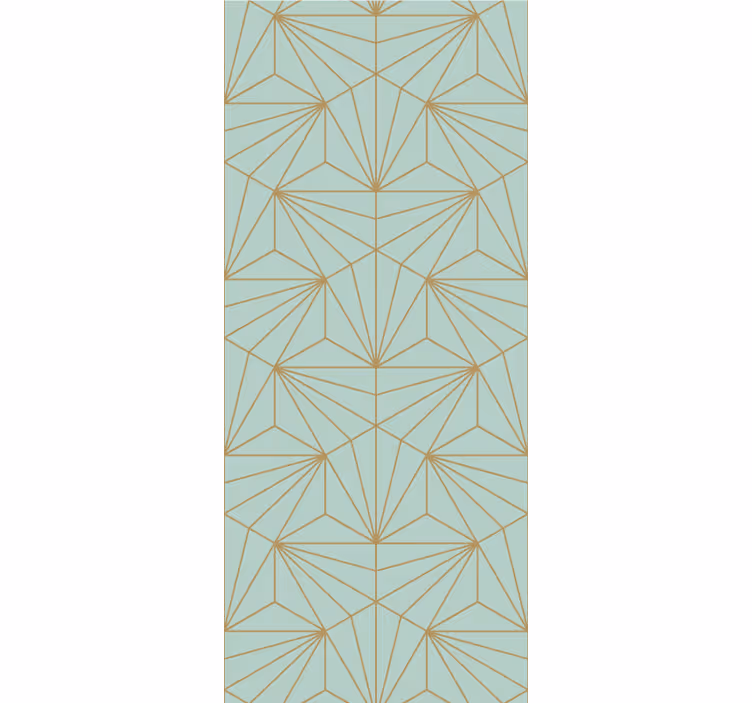 Tapete geometrisch geometrische linienkunst - TenStickers