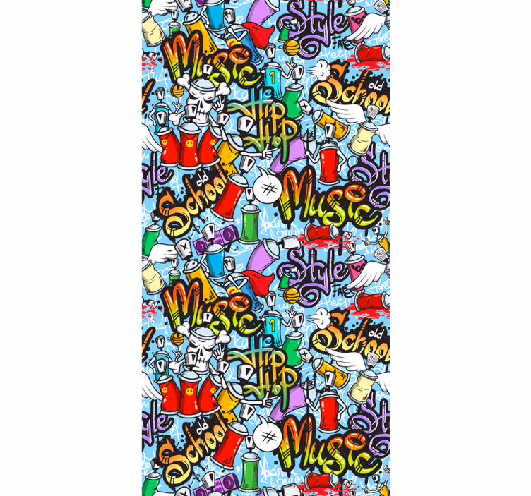 Tapete Kunst graffiti-elemente - TenStickers
