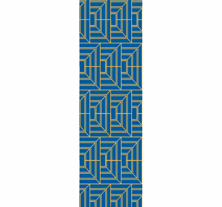 Tapete geometrisch winkel-labyrinth - TenStickers
