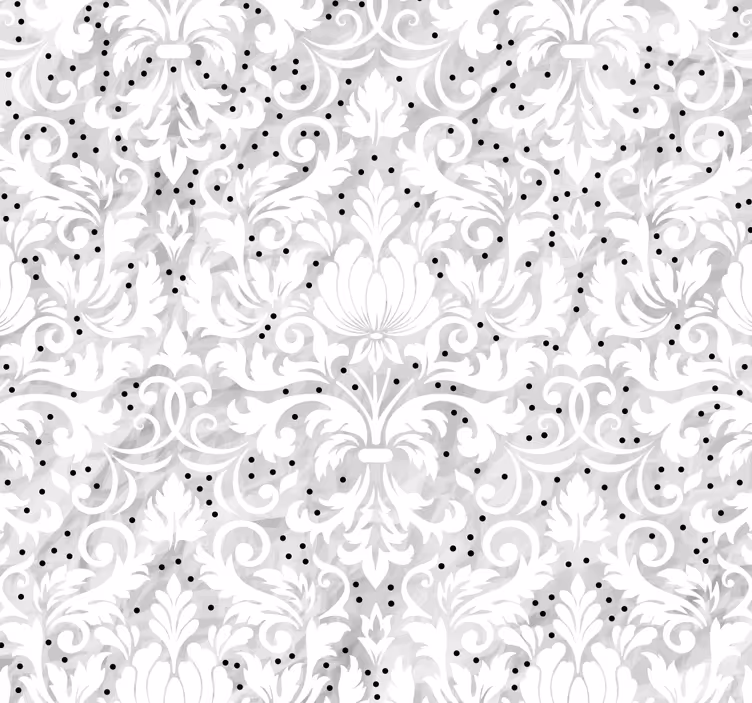 tapete mit pflanzen blumig gemusterte Eleganz - TenStickers