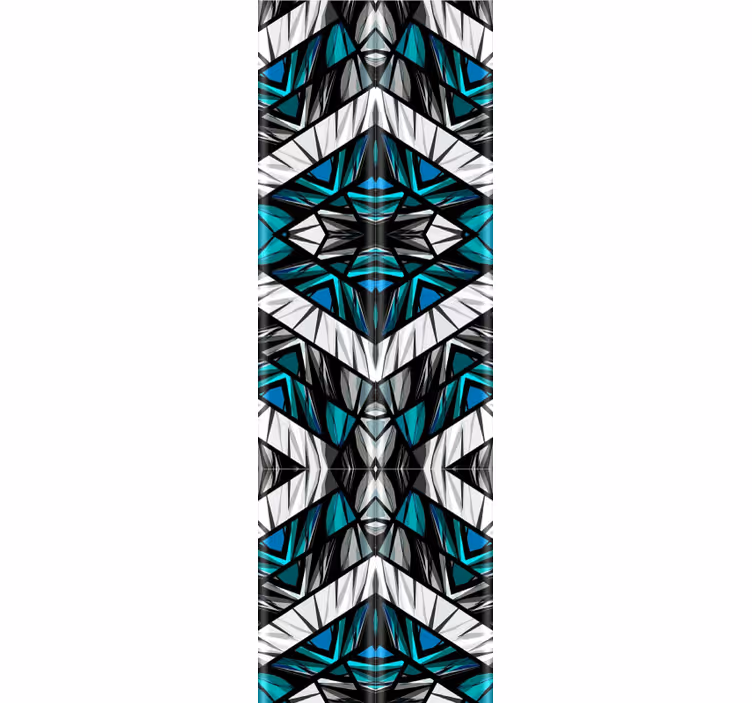 Tapete geometrisch kaleidoskopische symmetrie - TenStickers
