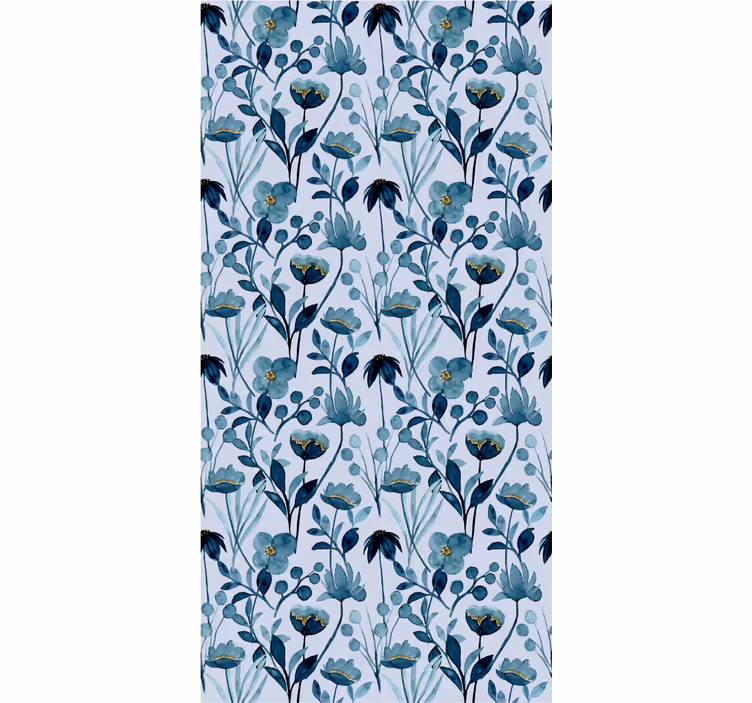 Blumentapete florale botanische eleganz - TenStickers