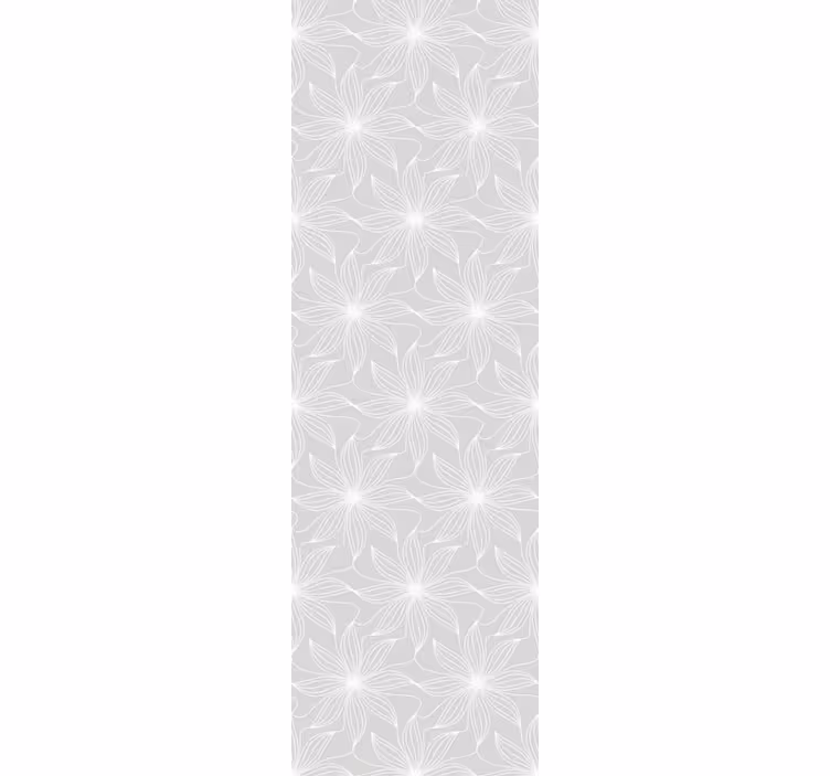 Tapete grau florale geometrie - TenStickers