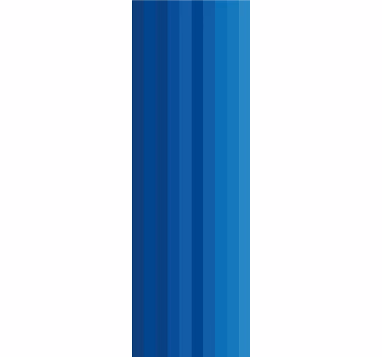 Tapete Horizontale Streifen blau gestreiftes motiv - TenStickers