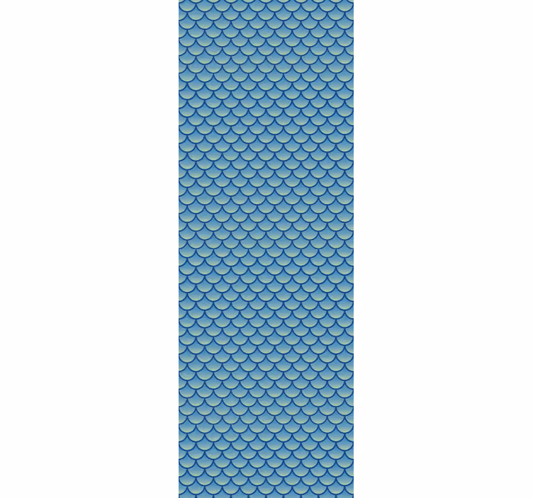 Tapete geometrisch fischschuppenmuster - TenStickers