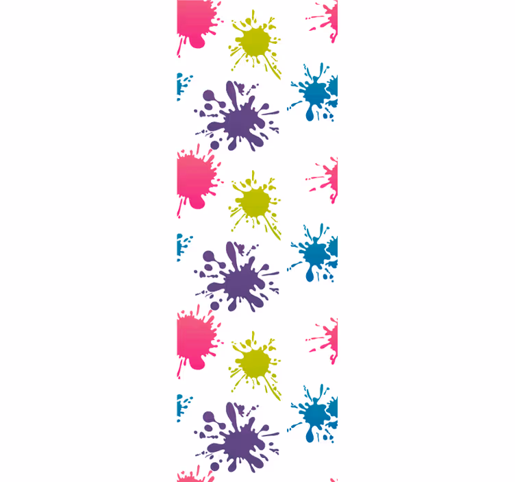 Tapete Abstrakt bunte spritzer - TenStickers