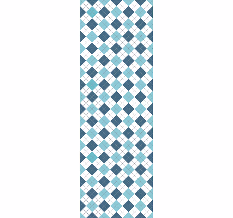 Tapete quadrate geometrisches rautenmuster - TenStickers