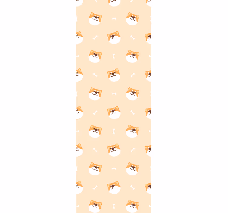 Hunde Tapete katzen-spaß-muster - TenStickers