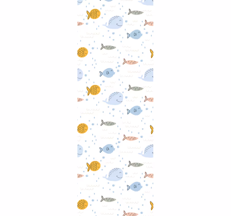 Fische Tapete wassermotiv - TenStickers