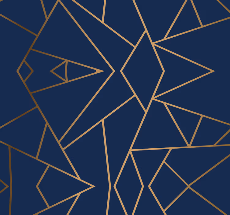 Tapete geometrisch abstrakte eckige linien - TenStickers
