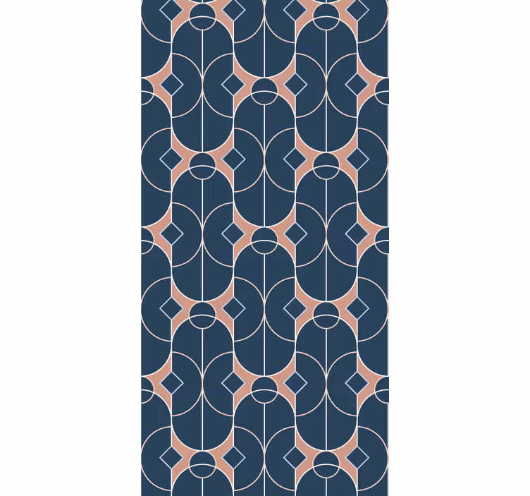 Tapete geometrisch geometrisches kettenmuster - TenStickers