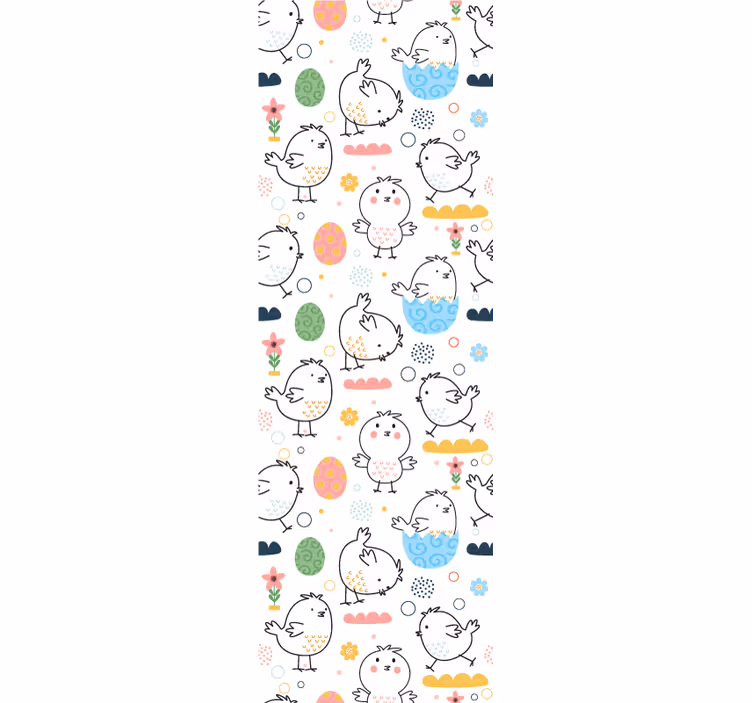 Tapete Kinderzimmer küken muster freude - TenStickers