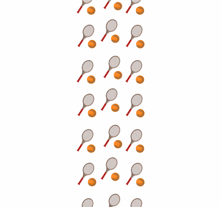 Tapete jugendzimmer im tennis stil - TenStickers