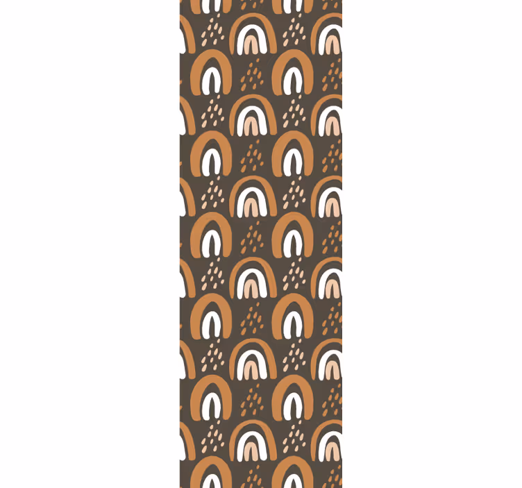 Tapete geometrisch geometrisches bogenmotiv - TenStickers