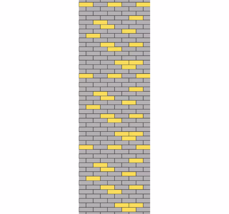 Tapete Ziegel kontrastierendes mauerwerk - TenStickers