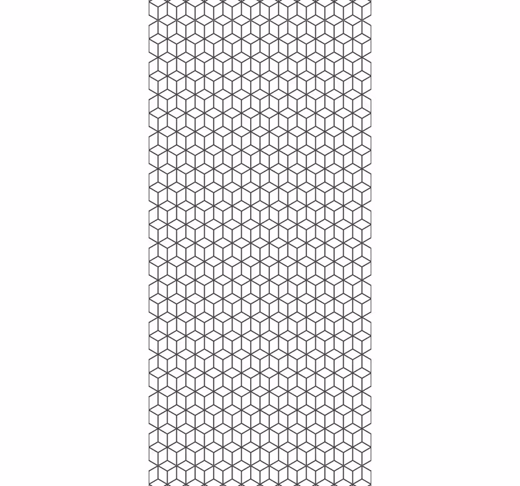 Tapete geometrisch geometrisches kubisches muster - TenStickers
