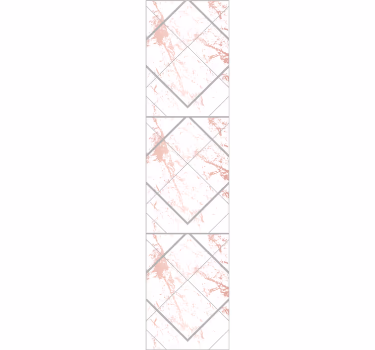 Marmor Tapete geometrisches strukturiertes design - TenStickers