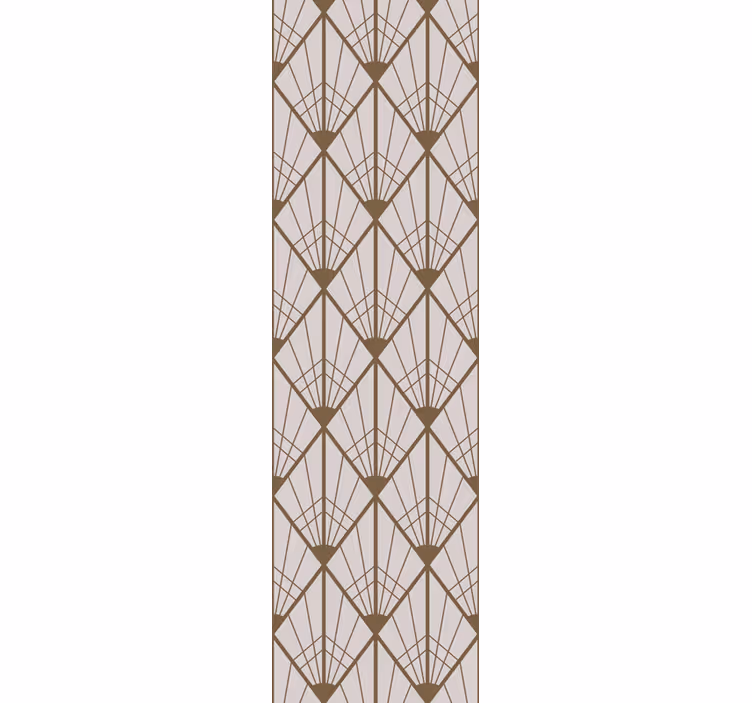 Tapete geometrisch geometrisches fächerdesign - TenStickers