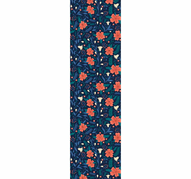 Blumentapete  Blumen im nordischen Stil - TenStickers
