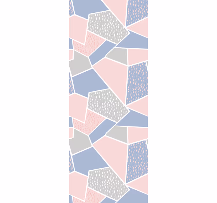 Tapete geometrisch geometrische collage - TenStickers