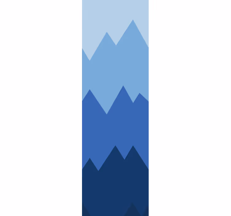 Tapete geometrisch berggipfel-muster - TenStickers