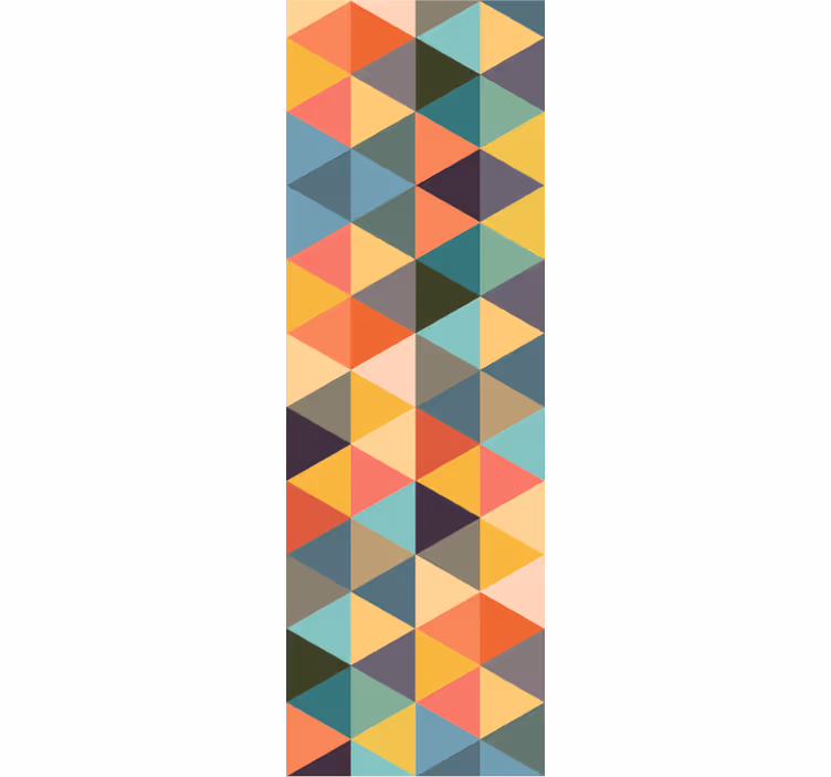 Tapete geometrisch bunte dreiecke - TenStickers