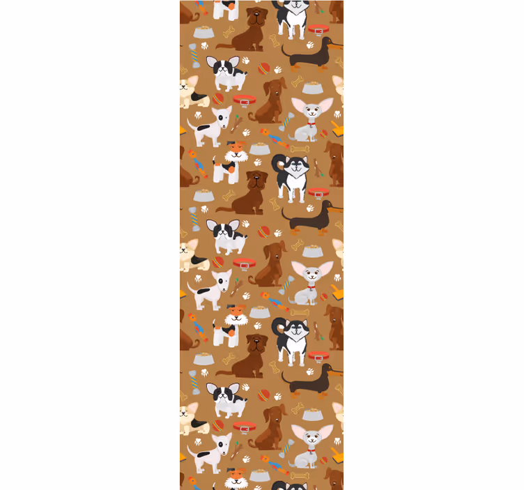 Hunde Tapete verspielte welpen - TenStickers