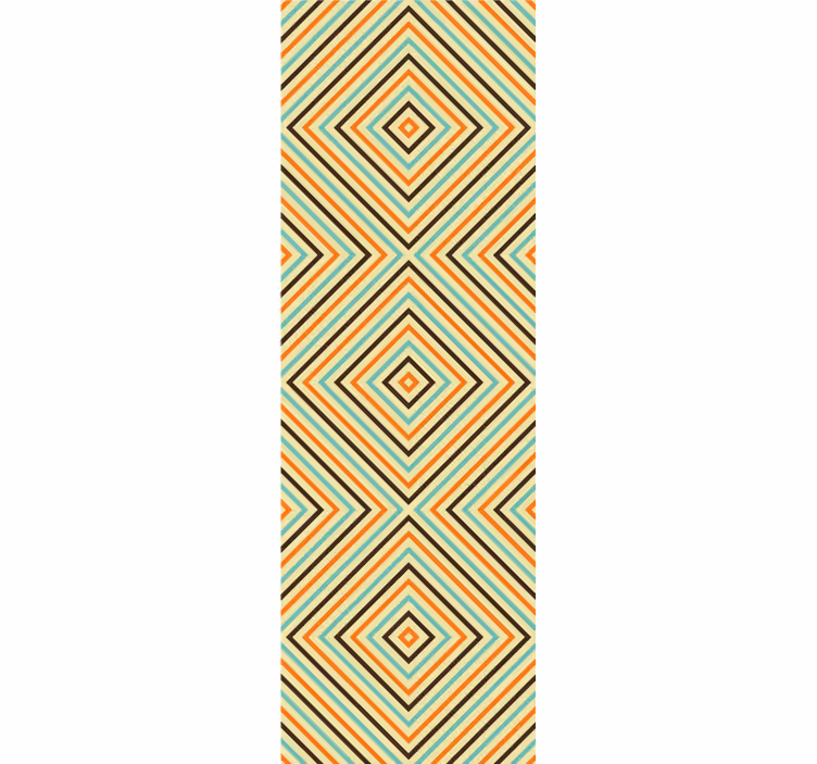 Tapete geometrisch geometrische raute - TenStickers