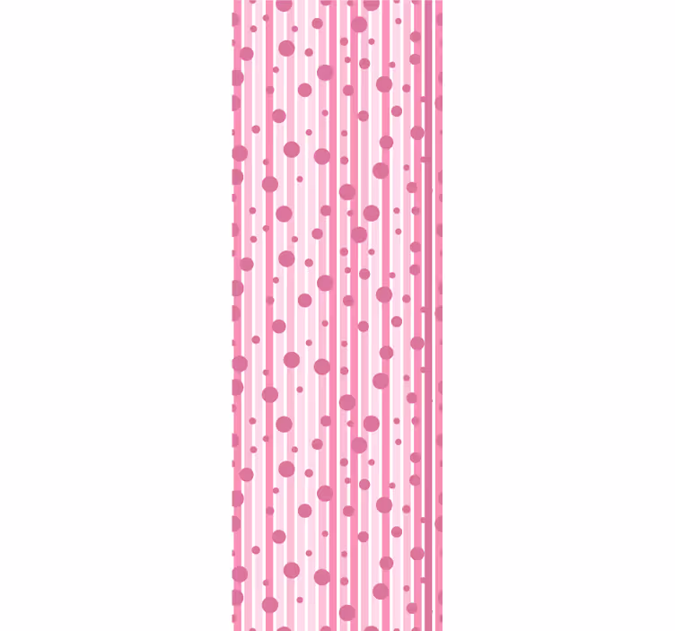Tapete Tupfen gestreiftes punktmuster - TenStickers